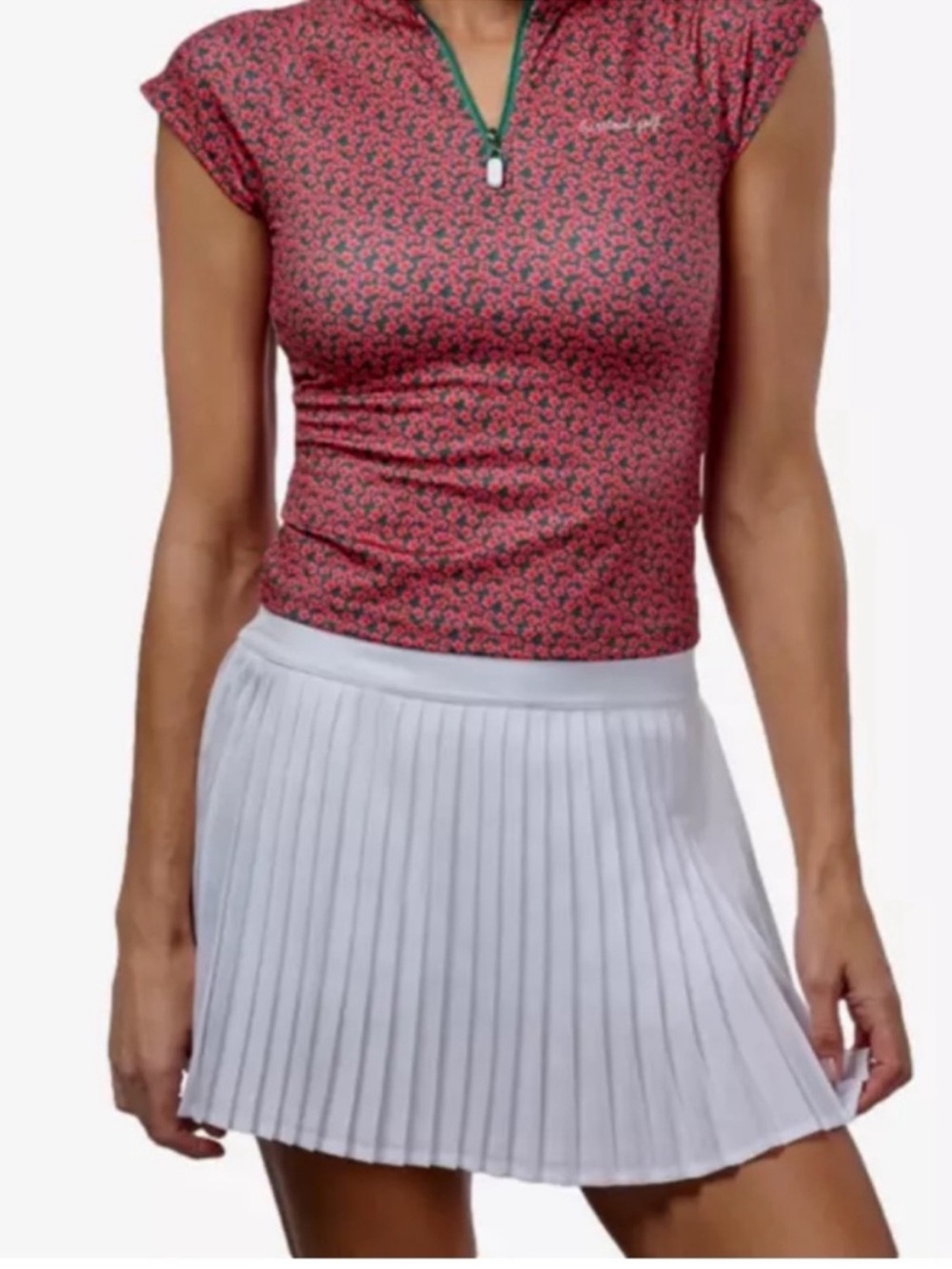 Barstool Golf Women's White Pleated Golf Tennis Skort NWT Size S